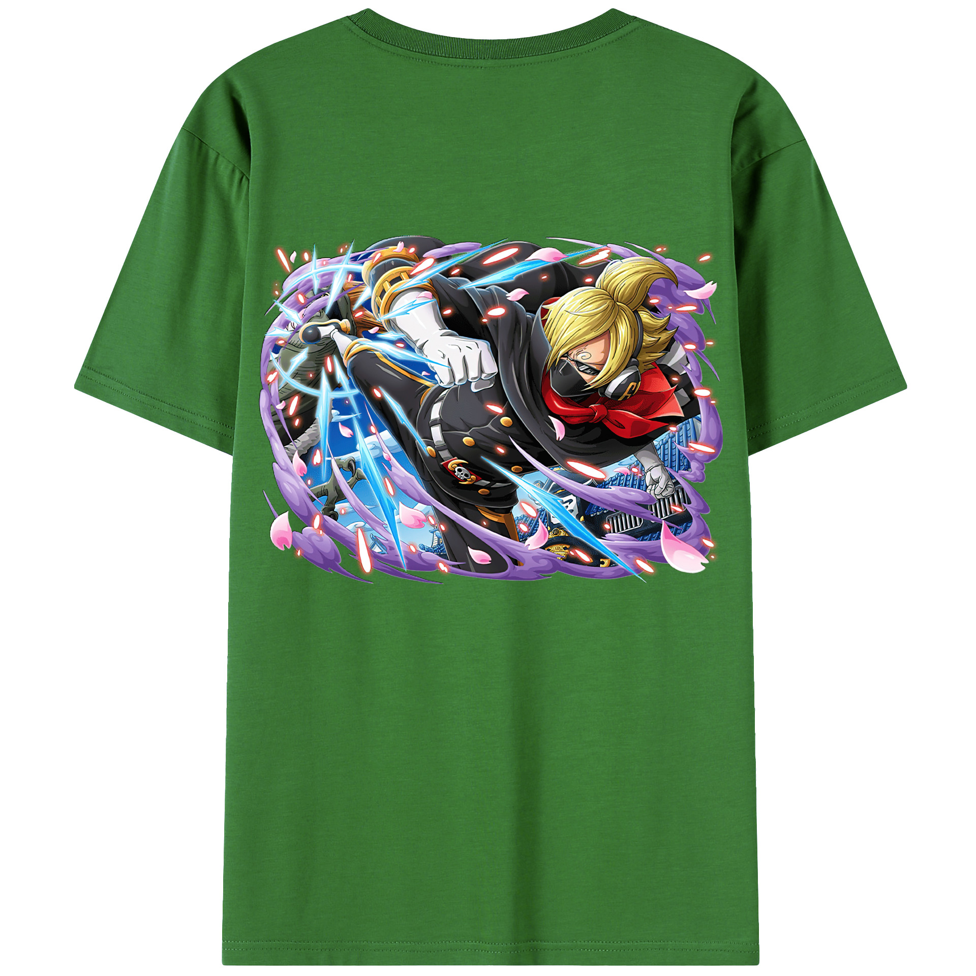 （画像用） ワンピース サンジ ONE PIECE Sanji レディース半袖Tシャツ(バックプリント)